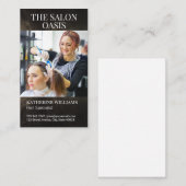 Haarstylist Kleur Vrouwen Haar | salon Visitekaartje (Voorkant / Achterkant)