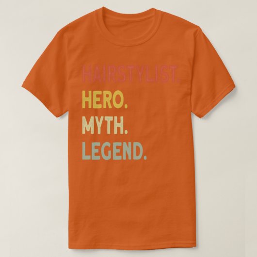 Haarstylist legende t-shirt (Design voorkant)