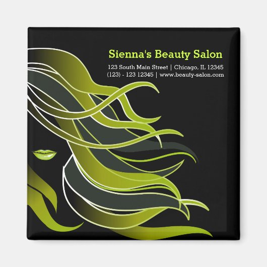 Haarstylist Magneet (Voorkant)