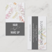 Haarstylist Makeup Artiest Visitekaartjes (Voorkant / Achterkant)