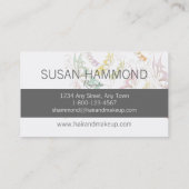 Haarstylist Makeup Artiest Visitekaartjes (Achterkant)