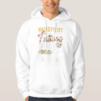 Haarstylist met Tattoos ogen en dik de Hoodie