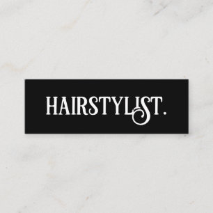 Haarstylist Modern Professioneel Minimalistisch Ee Mini Visitekaartje