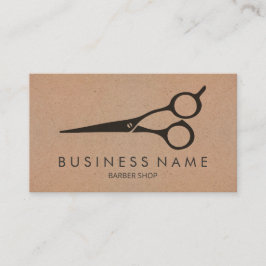 Haarstylist Moderne Schaar Barber Shop Elegant Visitekaartje