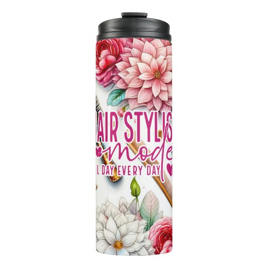 Haarstylist-modus - elke dag de hele dag thermosbeker (Voorkant)