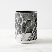 Haarstylist Mok - schaar (Midden)