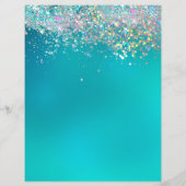 Haarstylist Nail Salon Service Sparkle Business Flyer (Achterkant)