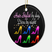 HAARSTYLIST PER DAG DIVA PER NACHT KERAMISCH ORNAMENT (Links)