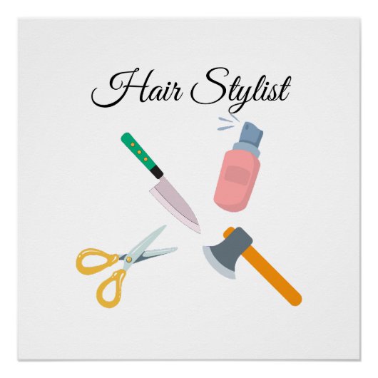 Haarstylist Perfect Poster (Voorkant)