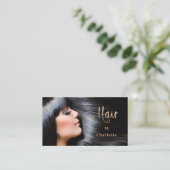 Haarstylist Photoscript schoonheidscode QR Visitekaartje (Staand voorkant)