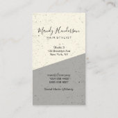 Haarstylist pictogrammen | QR-code Visitekaartje (Achterkant)