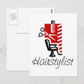 Haarstylist Post Kaarten (Voorkant / Achterkant)