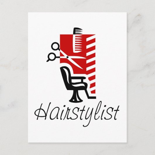 Haarstylist Post Kaarten (Voorkant)