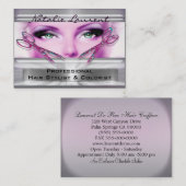 Haarstylist Salon    3,5 x 2,5 inch moet koel zijn Visitekaartje (Voorkant / Achterkant)