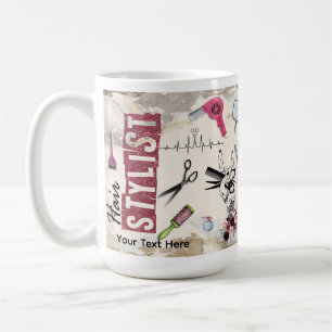 Haarstylist Salon Cadeau Aangepast Koffiemok