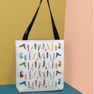 Haarstylist Salon kapper schaar Tote Bag