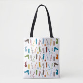 Haarstylist Salon kapper schaar Tote Bag (Voorkant)