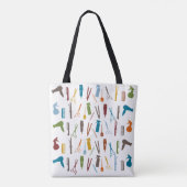 Haarstylist Salon kapper schaar Tote Bag (Achterkant)