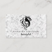 Haarstylist Salon Logo Marged Professional Visitekaartje (Voorkant)