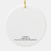 Haarstylist Salon Ornament (Achterkant)