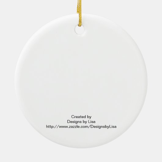 Haarstylist Salon Ornament (Achterkant)