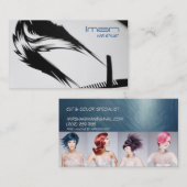 haarstylist, salon visitekaartje (Voorkant / Achterkant)