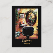 Haarstylist Sassy Hair Salon Visitekaartje (Voorkant)