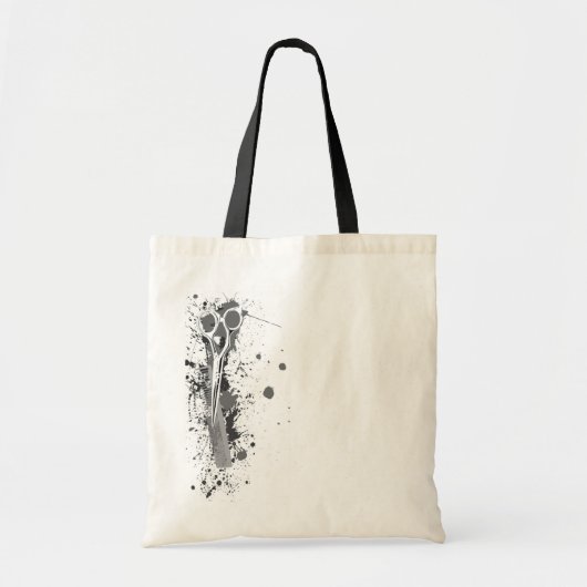 Haarstylist-schaar en Comb Splatter-Canvas tas (Voorkant)