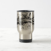 Haarstylist-schaar en Comb Travel Mug Reisbeker (Center)