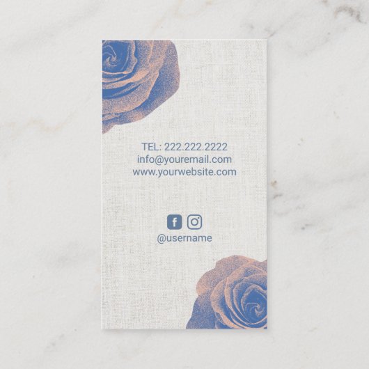 Haarstylist  schaar en ventilatorzout visitekaartje (Achterkant)