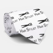 Haarstylist (schaar) stropdas (Opgerold)