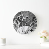 Haarstylist - schaar - wandklok (Huis)