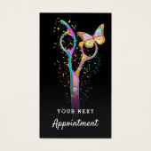 haarstylist scissenkaart visitekaartje (Voorkant)