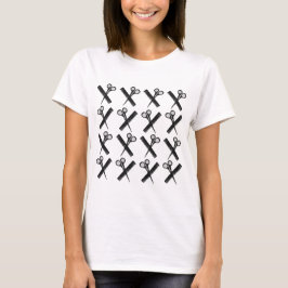 Haarstylist Scissors Comb Haarstylist Salon T-shirt