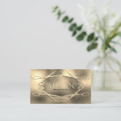 Haarstylist Scissors Glitter Glam Afsprakenkaartje (Staand voorkant)