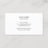 Haarstylist Scissors Sequin Salon Appointment Card Afsprakenkaartje (Achterkant)