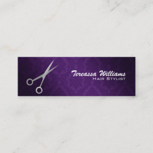 Haarstylist Scissors Skinny Visitekaartjes