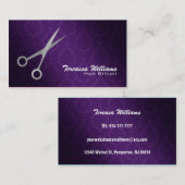 Haarstylist Scissors Visitekaartjes (Voorkant / Achterkant)