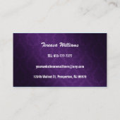 Haarstylist Scissors Visitekaartjes (Achterkant)