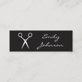 Haarstylist Shears Mini Visitekaartje (Voorkant)