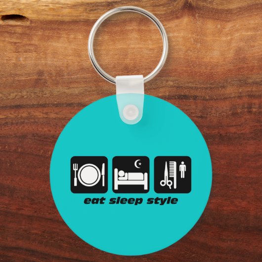 Haarstylist Sleutelhanger (Voorkant)