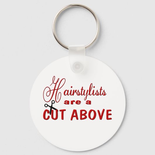 Haarstylist Sleutelhanger (Voorkant)
