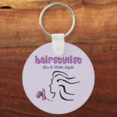 Haarstylist Sleutelhanger (Voorkant)
