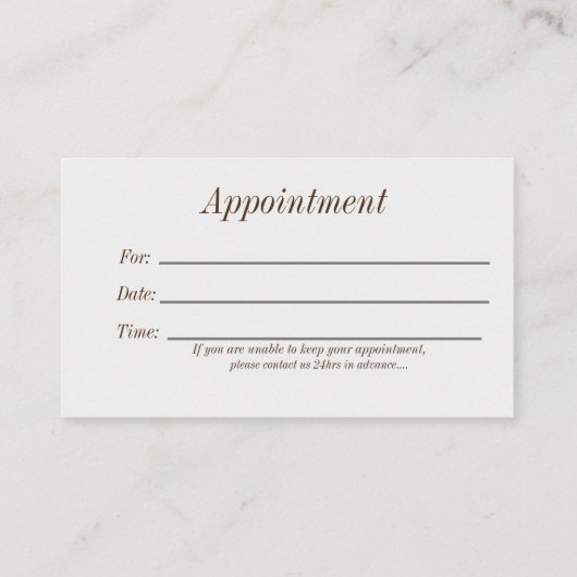 Haarstylist Soft Pink & Grey Design Visitekaartje (Achterkant)