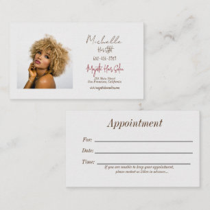 Haarstylist Soft Pink & Grey Design Visitekaartje