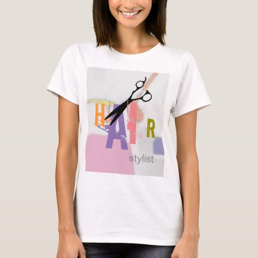 Haarstylist T-shirt (Voorkant)