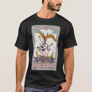 Haarstylist Tarot Kaart Gotische kapper Salon Ha T-shirt