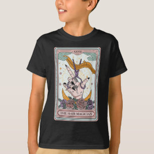 Haarstylist Tarot Kaart Gotische kapper Salon Ha T-shirt