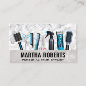 Haarstylist Tools Visitekaartje (Voorkant)