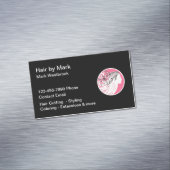 Haarstylist Trendy eenvoudige magnetische Visiteka Magnetisch Visitekaartje (Voorbeeld)
